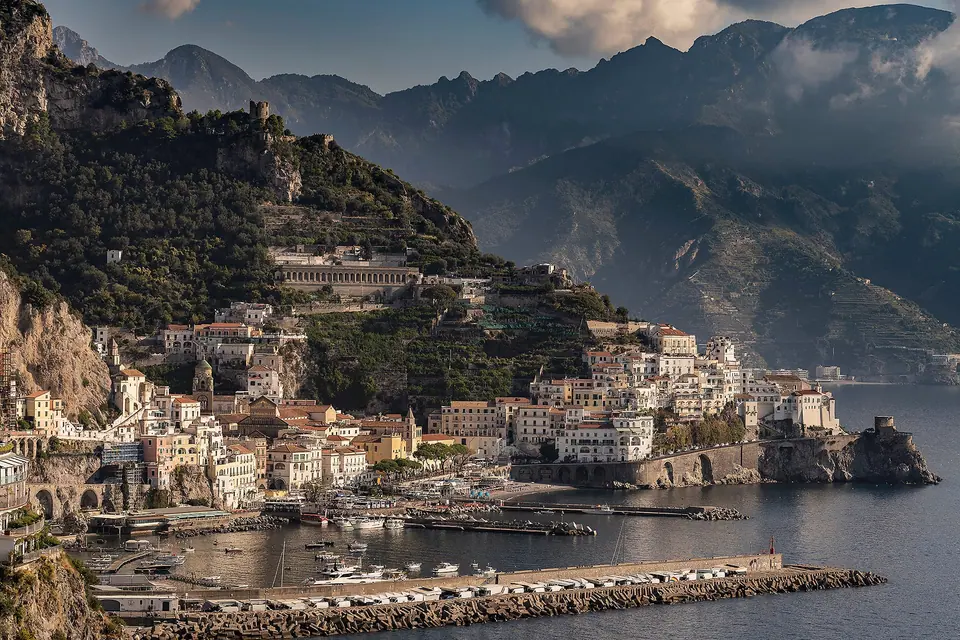 Panorama della Costiera Amalfitana